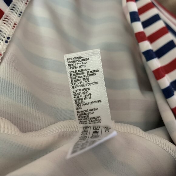 Size Large High Rise American Apparel Leggings - Red, White, and Blue - Picture 5 of 9